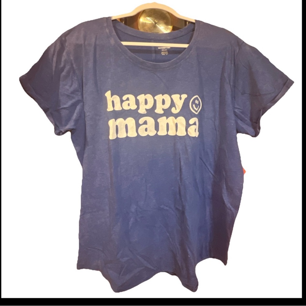 Happy Mama Women's Blue Tee